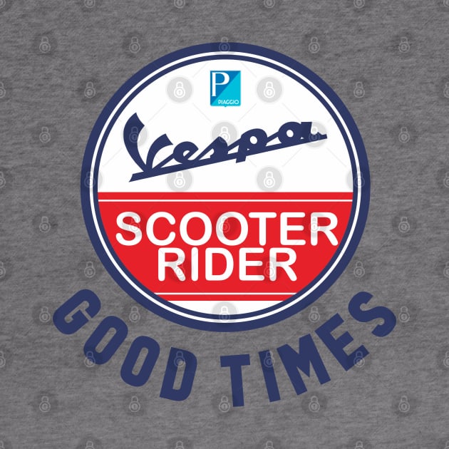 SCOOTER RIDER by vespatology